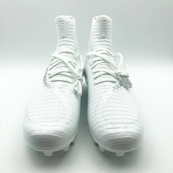 Under Armour Men Highlight MC 2.0 High Top Football Cleats Size 10.5 White NWOB - Picture 5 of 11